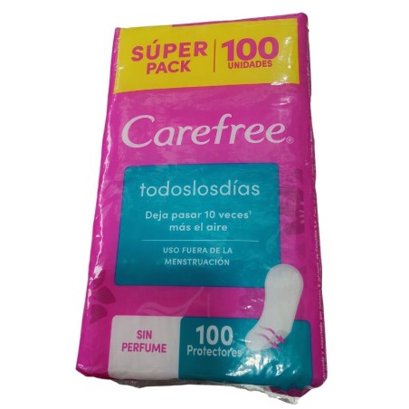 CareFree Proteccion X100 Unidades Sin  Perfume