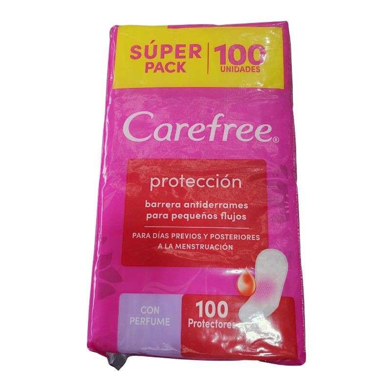 CareFree Proteccion X100 Unidades Con Perfume