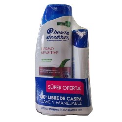 Head & Shoulders Dermo Sensitive Shampoo X375ml + Shampoo 180ml