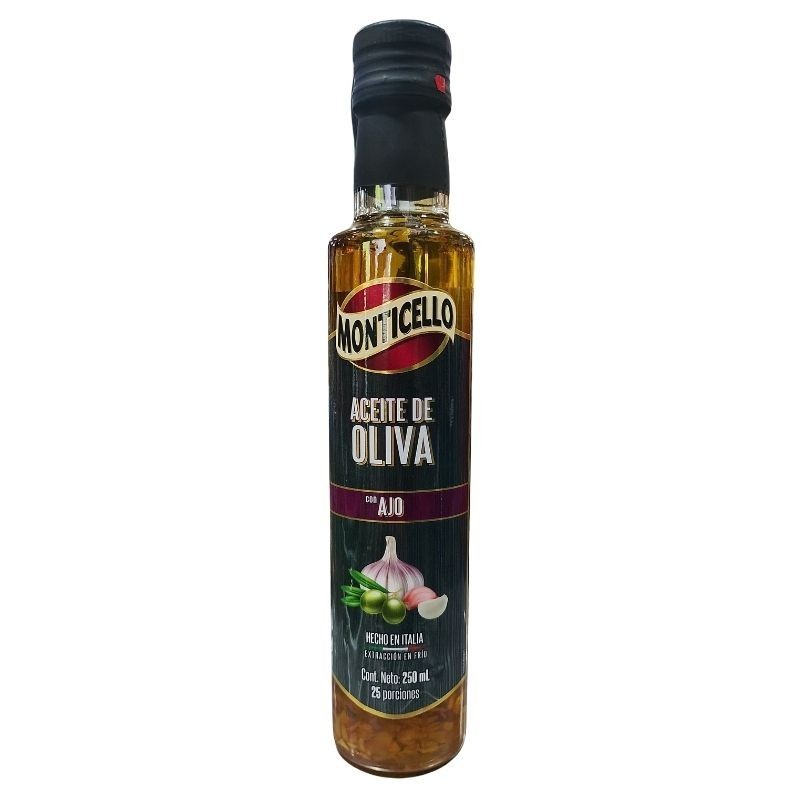 Aceite de Oliva Con Ajo X250ml Monticello
