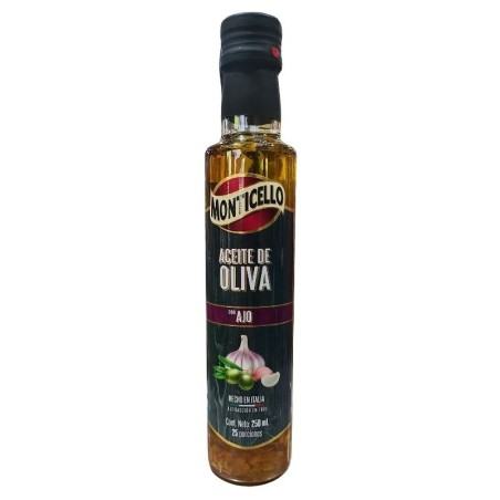 Aceite de Oliva Con Ajo X250ml Monticello