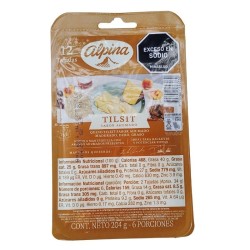 Queso Tilsit X12 Tajadas X204gr Alpina