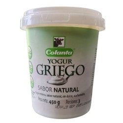 Yogurt Griego Natural X450gr Colanta