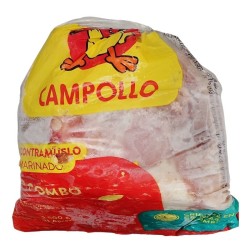 Pollo Pierna y  Contra de Muslo Marinado X2500gr Campollo