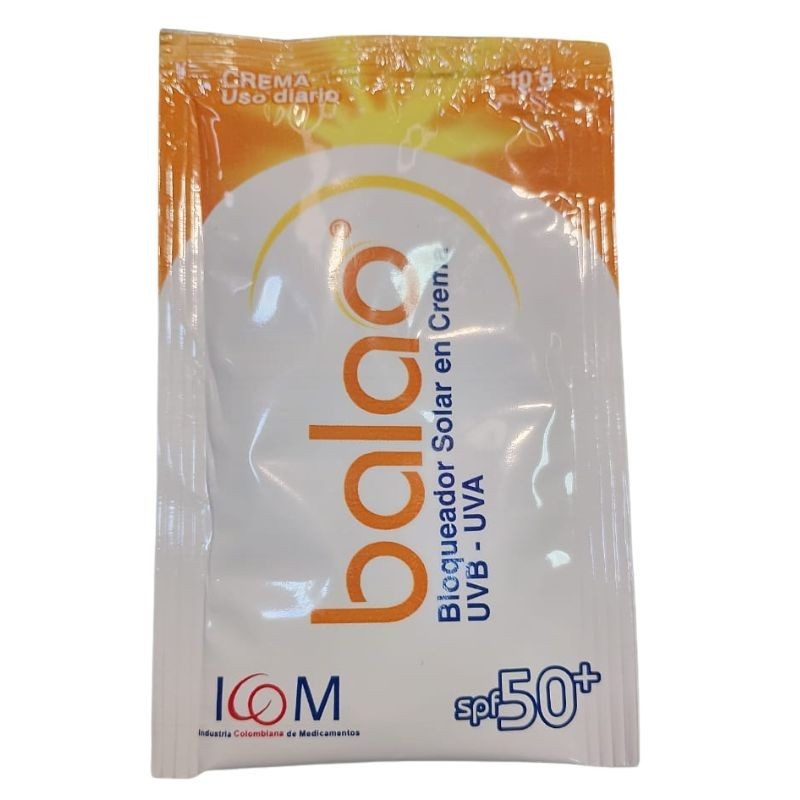 Balao  Sobre de Bloqueador Solar en Crema X10gr