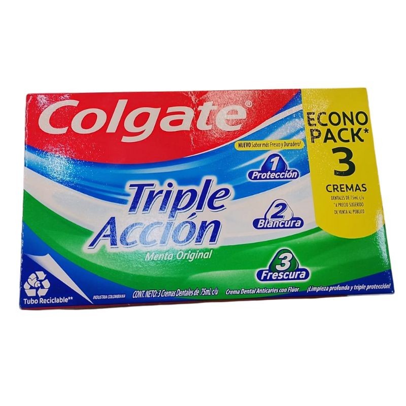 Colgate X3 unidades x75ML