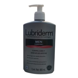 Lubriderm Men 3 usos en 1 X400ml