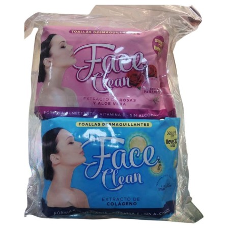Face Clean X30  Toallas X2 papetes