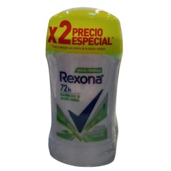 Rexona Bamboo & aloe Vera X50gr X 2 unidades