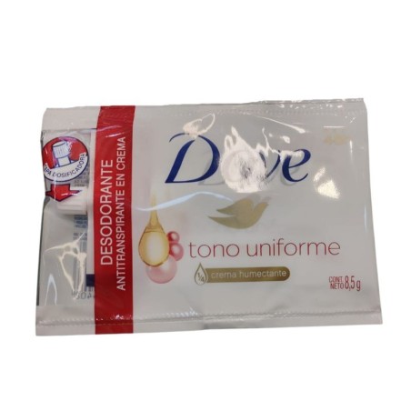 Dove Tono Uniforme X8.5gr  Sobre