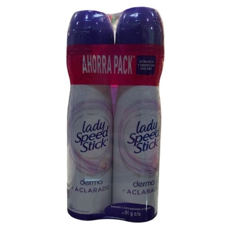 Lady Speed Stick Derma +Aclarado  X91gr X 2 unidades