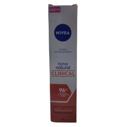 Nivea Aerosol Antitranspirante Tono Natural Clinical X150ml
