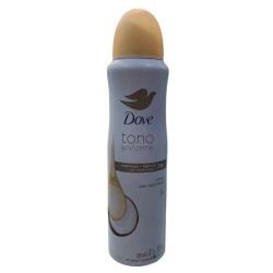 Desodorante Dove Clear Tone Spray  X150ml Coco con Vitamina E