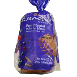 Pan Santa Clara Esencial Integral Frutos Secos X500gr
