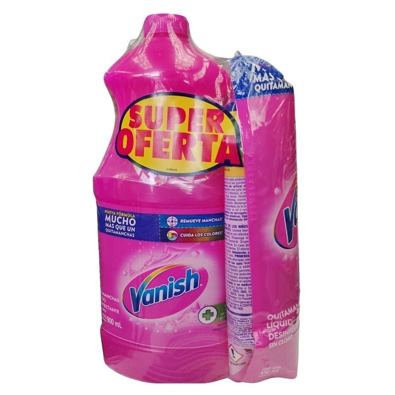 Vanish Ropa Color X900ml + Vanish ropa color X450gr