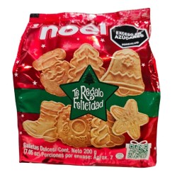 Galletas Noel Navidad Bolsa X200G
