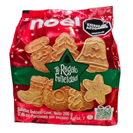 Galletas Noel Navidad Bolsa X200G