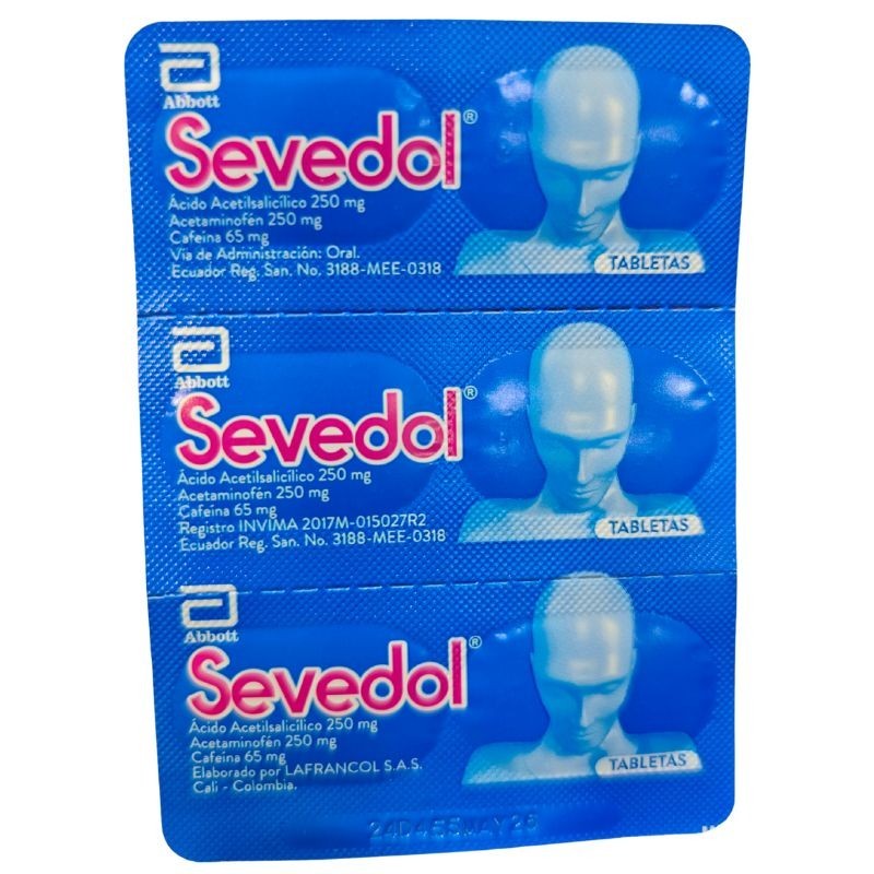 Sevedol  X3 Tabletas