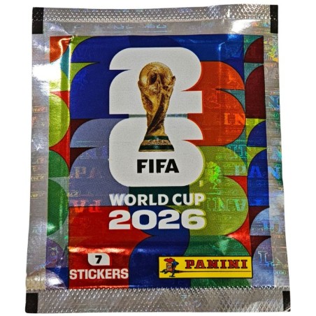 Sobre de Laminas Panini Copa Mundial Fifa 2026 Sobre X7 Unidades
