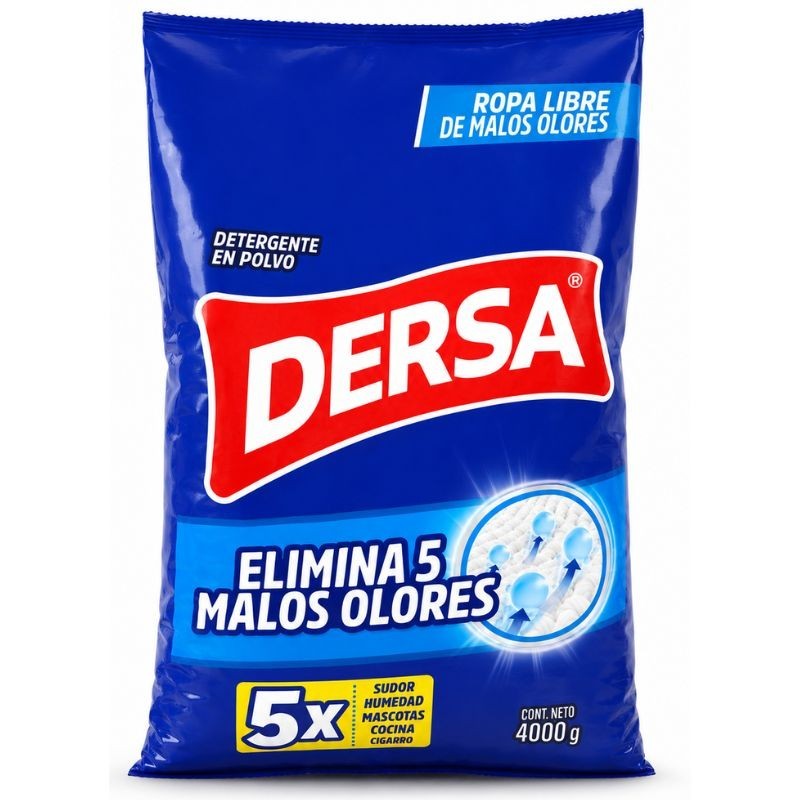 Detergente en polvo Dersa X4Kg