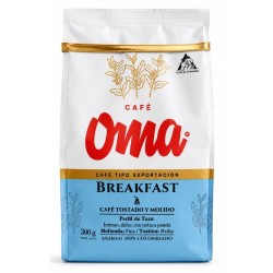 Café Oma BREAKFAST Tostado y Molido X300Gr