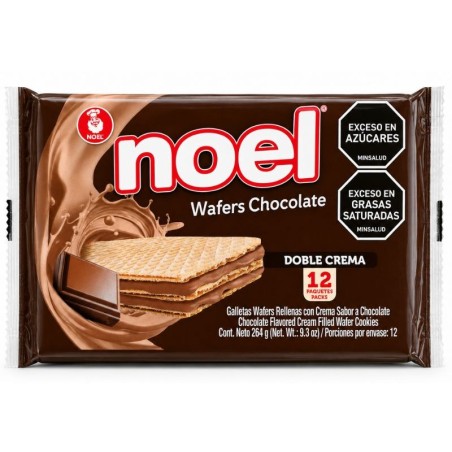 Wafers Noel Chocolate X264Gr X12 Unidades