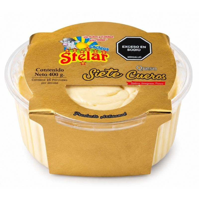 Queso Stelar X400gr Siete Cueros