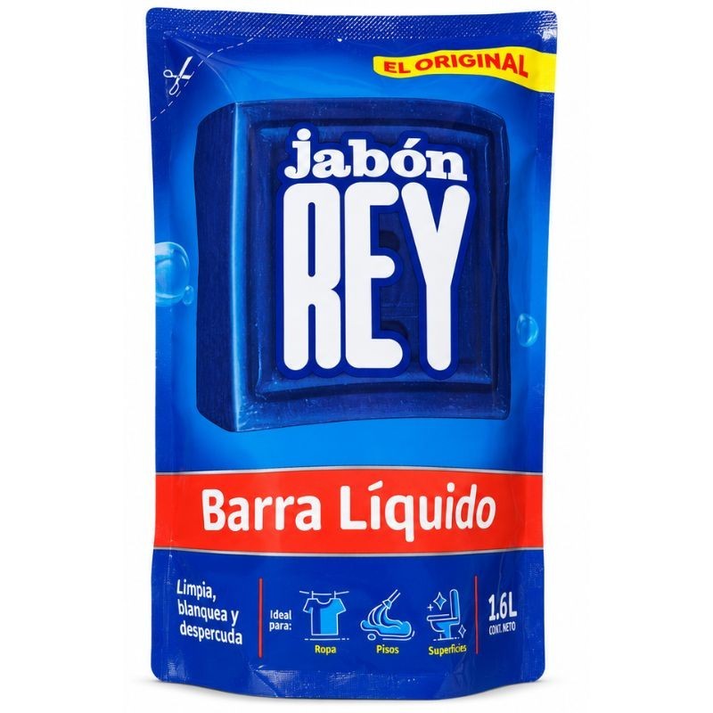 Jabón Rey Barra Liquido X1.6L