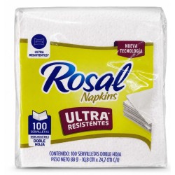 Servilleta Rosal Napkins Ultra Resistente X100 Unidades