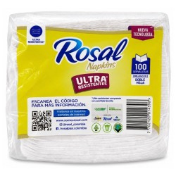Servilleta Rosal Napkins Ultra Resistente X100 Unidades