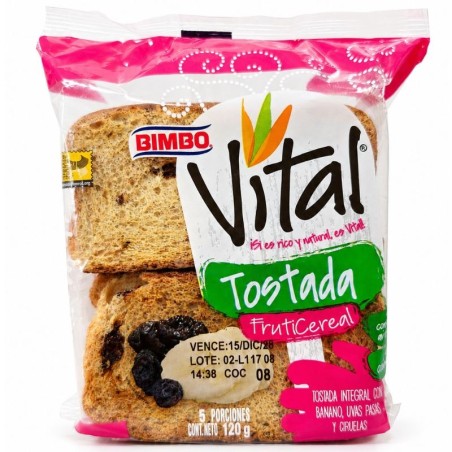 Tostada Bimbo Vital X5 Porciones X120G
