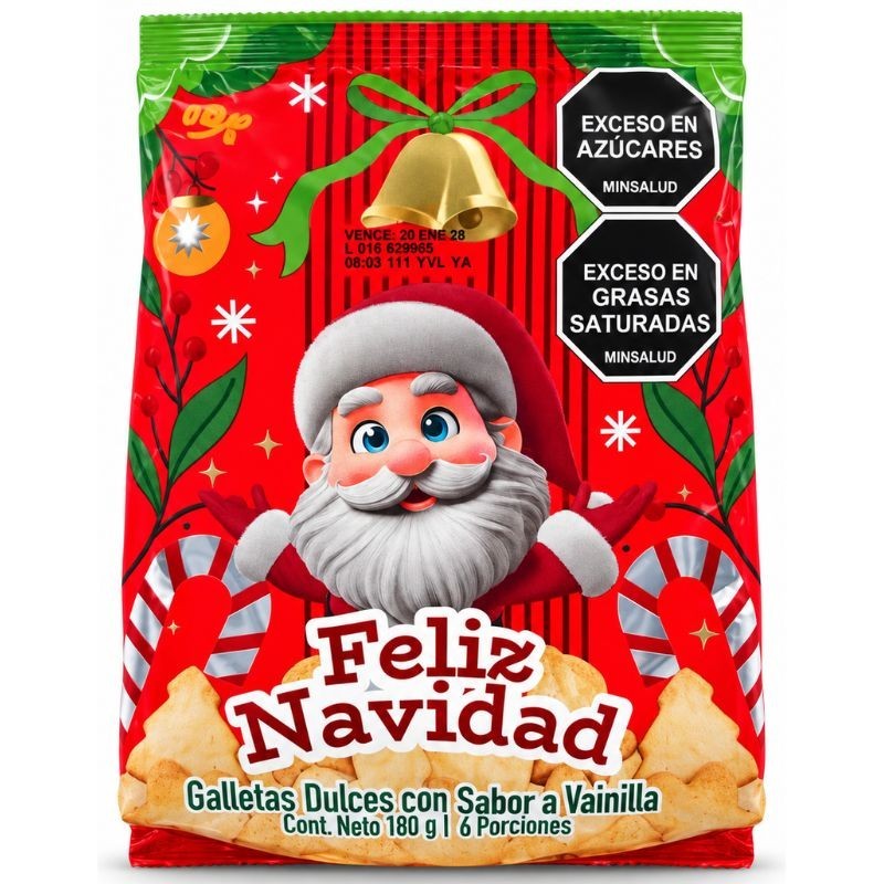 Galletas de Navidad Surtidas MiDía 210gr