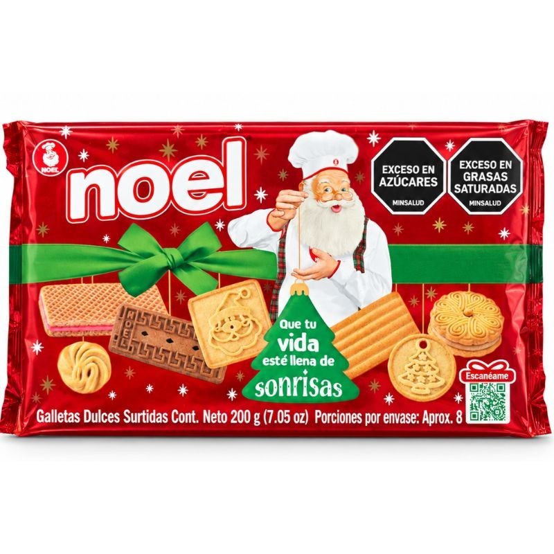 Galletas Dulces Surtidas Noel X200Gr