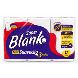Papel Higiénico Súper Blanko X12 Rollos