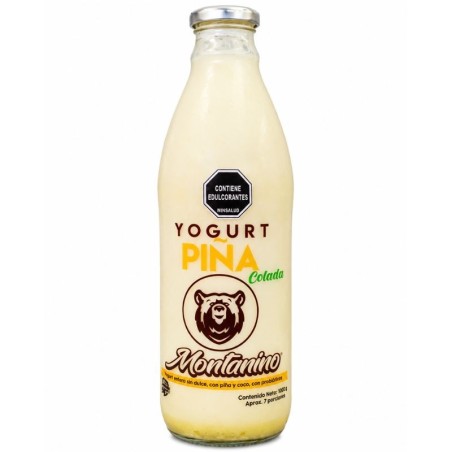 Yogurt Montanino X1000Gr Sin Azúcar Sabor Piña
