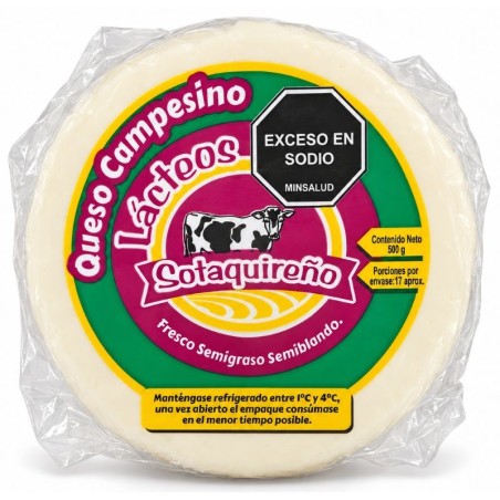 Queso Sotaquireño Bloque Campesino X500Gr