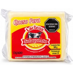 Queso Sotaquireño Tajado Pera X500Gr