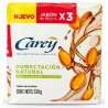 Jabón Carey Humectación Natural Barra 110Gr X3 Unidades