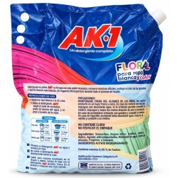 Detergente en Polvo AK-1 Floral con Válvula X3000Gr