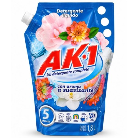 Detergente Liquido AK-1 Aroma Suave 1.8Lt