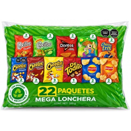 Pasabocas Margarita 22 Unidades Surtido X556Gr