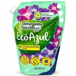 Detergente Liquido EcoAzul Limpieza Profunda X1.8Lt