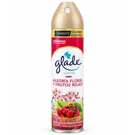 Ambientador Glade en Aerosol Floral X275ml
