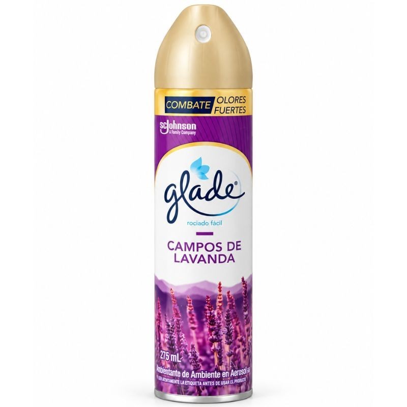 Ambientador Glade en Aerosol Lavanda X275ml