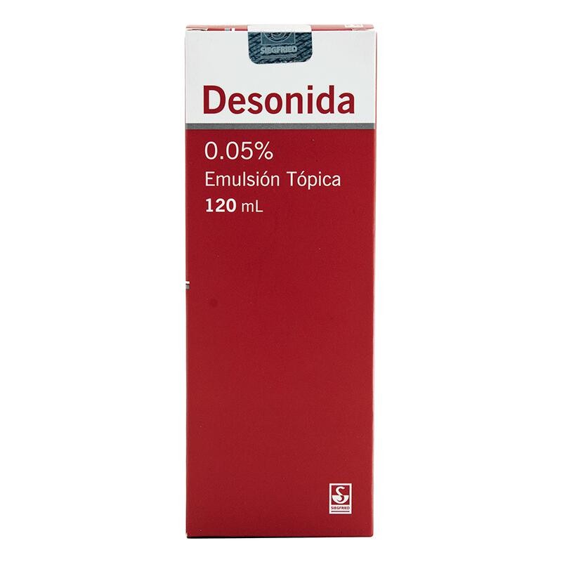 Desonida Emulsión Tópica Siegfried 0.05% 120mL