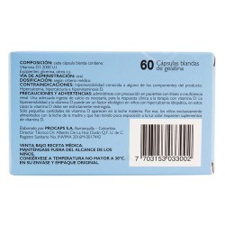 Deferol Procaps 60 Cápsulas 2000 U.I