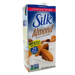 Bebida de Almendras Sin Azucar  Silk Original Liquida 30 Calorías 946ml