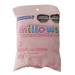 Millows X35gr Fresas con Crema