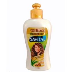 Crema Para Peinar Savital Aceite de Árgan y Sábila 270ml.