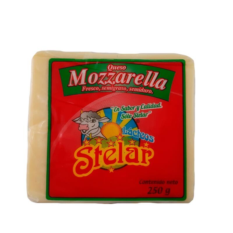 Queso Stelar Mozarella en Bloque 250gr